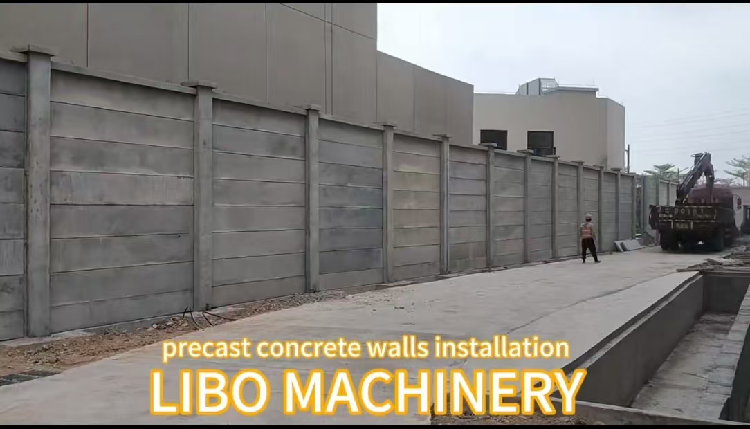 Precast Concrete Fence Panel ແລະ Post Making Machine Plant